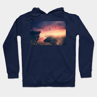 purple sunset silence Hoodie